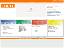Tablet Screenshot of gammaconcept.com